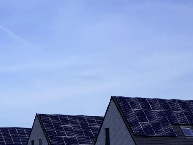 Rooftop solar panels on a Philippine home