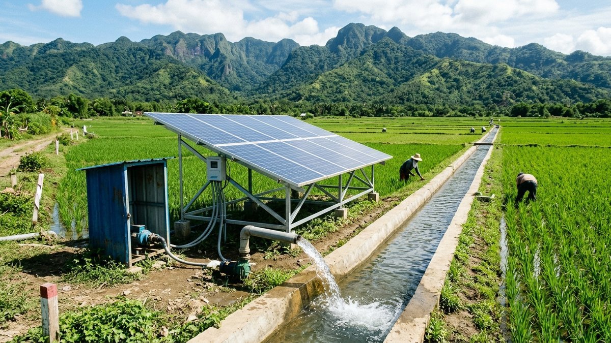 15 kW Agricultural Solar Pump and Irrigation Station in Antique